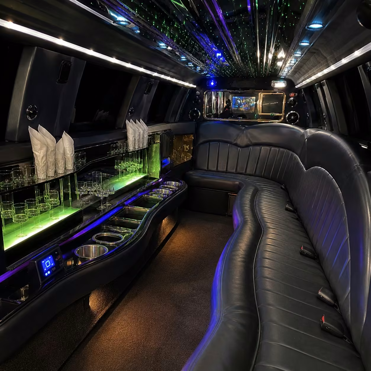 little rock limo interior